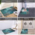 thumbnail image 5 of Turquoise Grey Bathroom Rug Teal Abstract Art Bath Mats, Soft Absorbent Bath Rug Non-Slip Floor Rug Carpets for Kitchen Bathroom Laundry Bedroom Living Room Decoration, 5 of 6