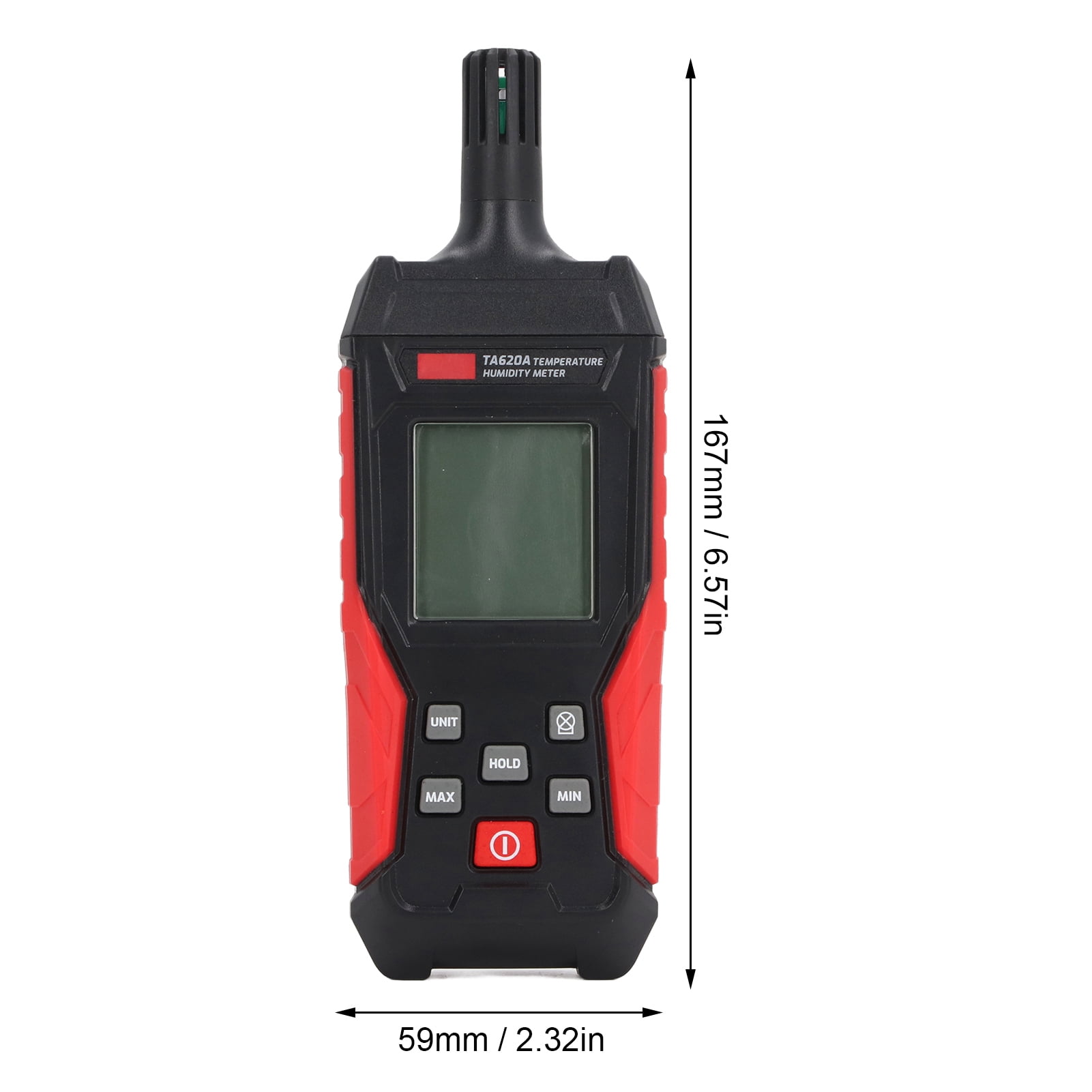 Digital Temperature Humidity Meter Temperature Humidity Meter, ABS High Accuracy Temperature Humidity Meter for Indoor