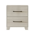 thumbnail image 2 of HMD Wallace 2 Drawer Nightstand, Light Gray, 2 of 4