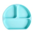 thumbnail image 1 of Graflsoa Assiette Écologique en Silicone pour Tout-Petits avec Base à Succion - Durable, Micro-Ondes et Réfrigérateur Sûrs, Design à Compartiments Multiples pour Repas d'Enfants - Vert, 1 of 6