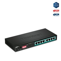 TRENDnet TPE-LG80 8-Port Gigabit Long Range PoE Switch