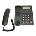 thumbnail image 4 of Corded Landline Telephone, Mute Function Corded Phone Multifunction Caller ID Display Last Number   For Office White,Black, 4 of 8