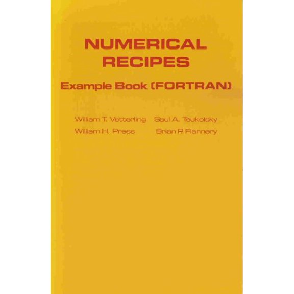 Pre-Owned Numerical Recipes Example Book FORTRAN (Paperback) 0521313309 9780521313308