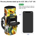 thumbnail image 4 of Funda para botellas de agua CaseBot con correa ajustable, girasoles, 4 of 8