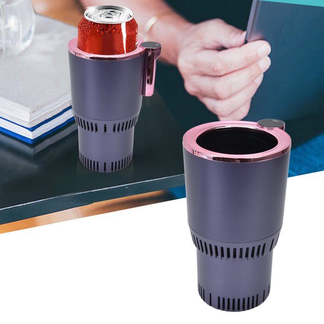 Calentador de Taza de Coche ANGGREK Refrigeración Pantalla digital morado