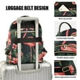 thumbnail image 3 of FORMRS Mini Backpack Purse for Women Travel Daypack Casual Shoulder Bag, Red Flamingo Pattern, 3 of 7