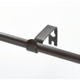 thumbnail image 4 of Lumi 5/8" Single Curtain Rod Set Oil Rubbed Bronze/Silver-Ball finials 28"-48" - Brown, 4 of 5