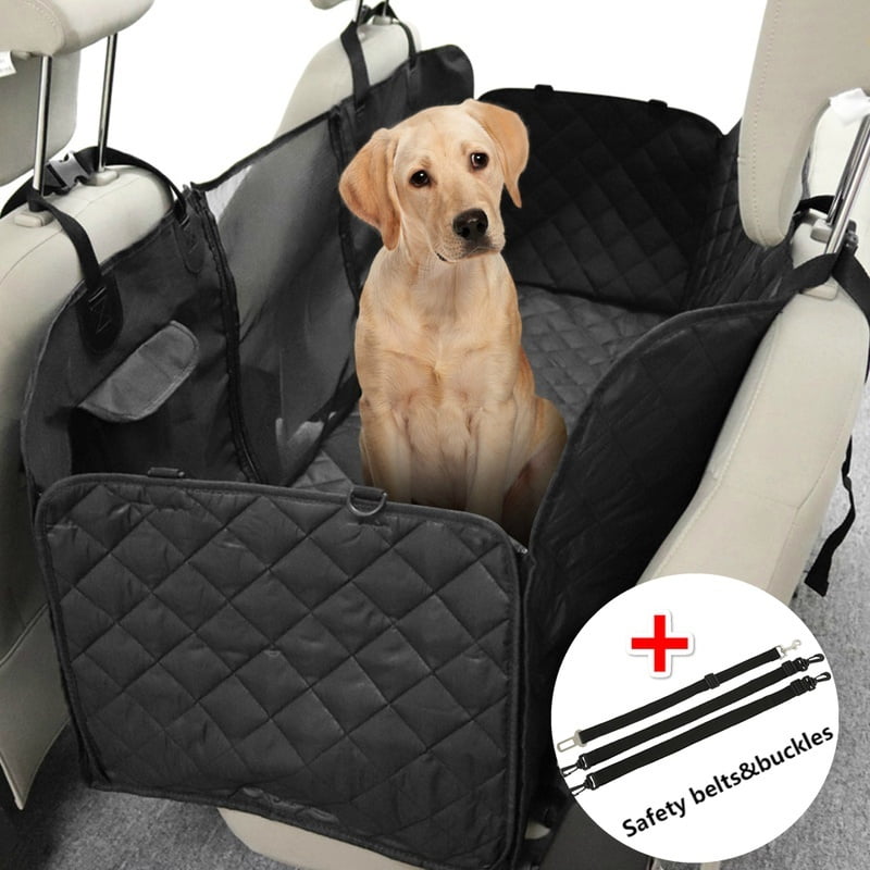 Dog Seat Covers Waterproof Dog Seat Cover for Back Seat with Mesh