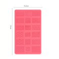 thumbnail image 5 of SmartBy Nail Template Exquisite Practical Colorful Silicone Nail Stemping Plates for Girl, 5 of 7