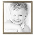 thumbnail image 2 of ArtToFrames 29" x 32" Aged White Gold Picture Frame, 29x32 inch Silver Wood Poster Frame (WOM-2036),  Pack, 2 of 7