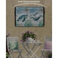 thumbnail image 6 of Outdoor TV Cover 52 to 55 Inch Weatherproof, Marine Life Waterproof TV Screen Protector for Outside Decor with Zipper and Pocket 52"L x 30"H , Turtle Octopus Whale Compass Starfish, 6 of 7
