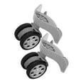 thumbnail image 5 of PENIKOKO 1 Pair Nylon Grey Luggage Suitcase Caster for Smooth Operation and Quiet Movement on Leisure Vacations, 5 of 8