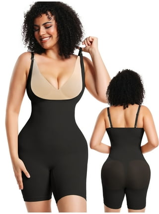 MANIFIQUE Shapewear for Women Tummy Control Full Bust Body Shaper Bodysuit  Butt Lifter Thigh Slimmer 