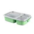 thumbnail image 2 of Vrorvz Bento Box Adult Lunch Box 3 Compartment Meal Prep Container for Kids Stackable Snack Containers Suitable for School and Travel Lunch Microwave Freezer and Dishwasher Safe, 2 of 6