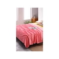thumbnail image 5 of Pink Ribbed Throw Blanket 50X60 100% Polyester, 5 of 5