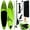 Green, variant on vidaXL Inflatable Stand Up Paddleboard Set 126"x29.9"x5.9" Blue