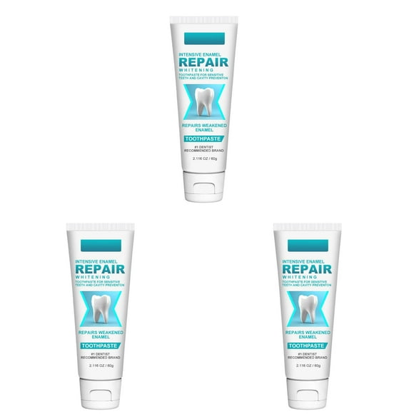 Cleaning Teeth - Intensive Enamel Repair Toothpaste for Sensitive Teeth to Reharden and Strengthen Enamel Extra Fresh 60G, Mother'S Day Gifts Toothpaste, Fluoride Toothpaste Cavity Protection