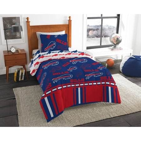 Buffalo Bills Nfl Twin 4 Piece Comforter Bedding Team Logo Bed In