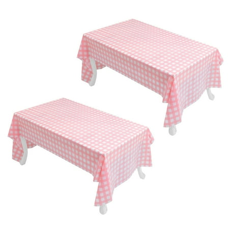 

Mosey 2Pcs Disposable Tablecloth Set Waterproof Oil-Proof Easy to Clean Tablecloths for Picnics BBQs Parties Weddings