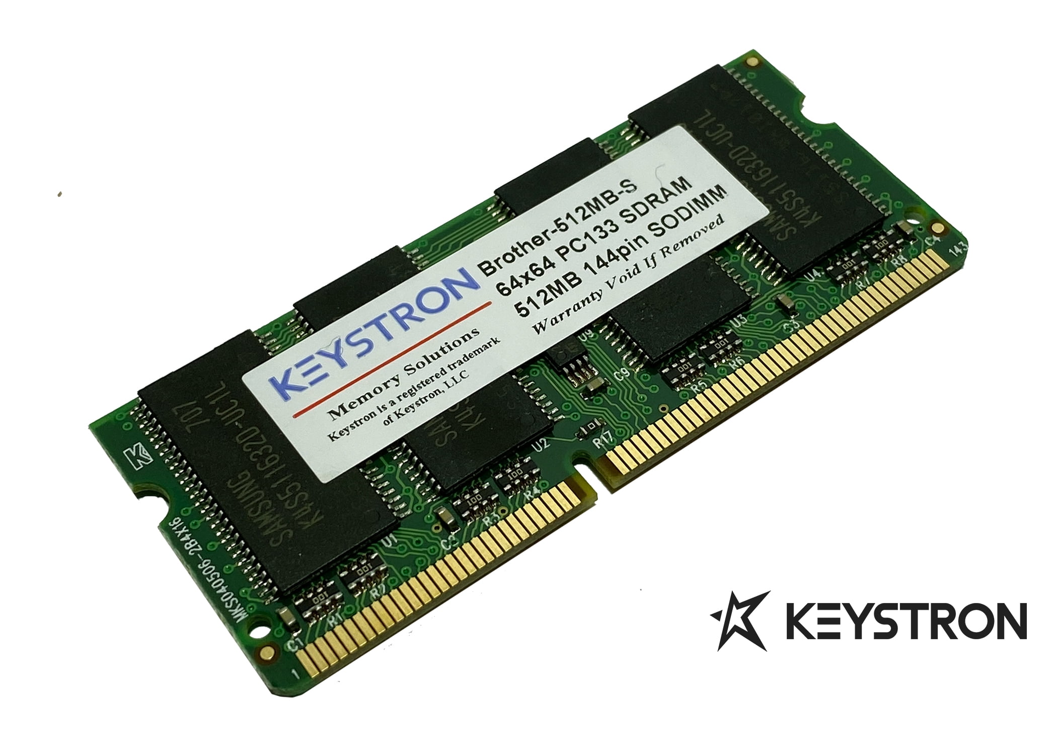 PARTS-QUICK 512MB PC133 144 pin SDRAM SODIMM Memory for Brother Printer MFC-8680DN MFC-8880DN MFC-8890DW 