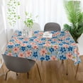 thumbnail image 3 of Yayeee Tablecloths 54" x 54" Rectangle Wrinkle Resistant Party Table Cover, Small Pink Flower, 3 of 8