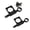 Black, variant on 2-Pack Universal Faucet Handle Lock, 9-Level Adjustable Length Water Spigot Lock, Child & Pet Safety Restraint for Outdoor Kitchen & Bathroom Faucets