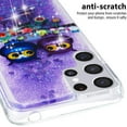 thumbnail image 6 of Glitter Case for Samsung S24 Ultra, Galaxy S24 Ultra Liquid Case Cute Pink Moving Liquid Floating Sparkle Girls Women Clear Soft TPU Protective Cover for Samsung Galaxy S24 Ultra Couple Owls, 6 of 12