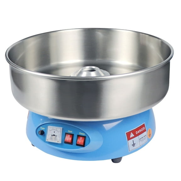 PartyHut  Commercial Cotton Candy Machine Carnival Party Candy Floss Maker, Blue