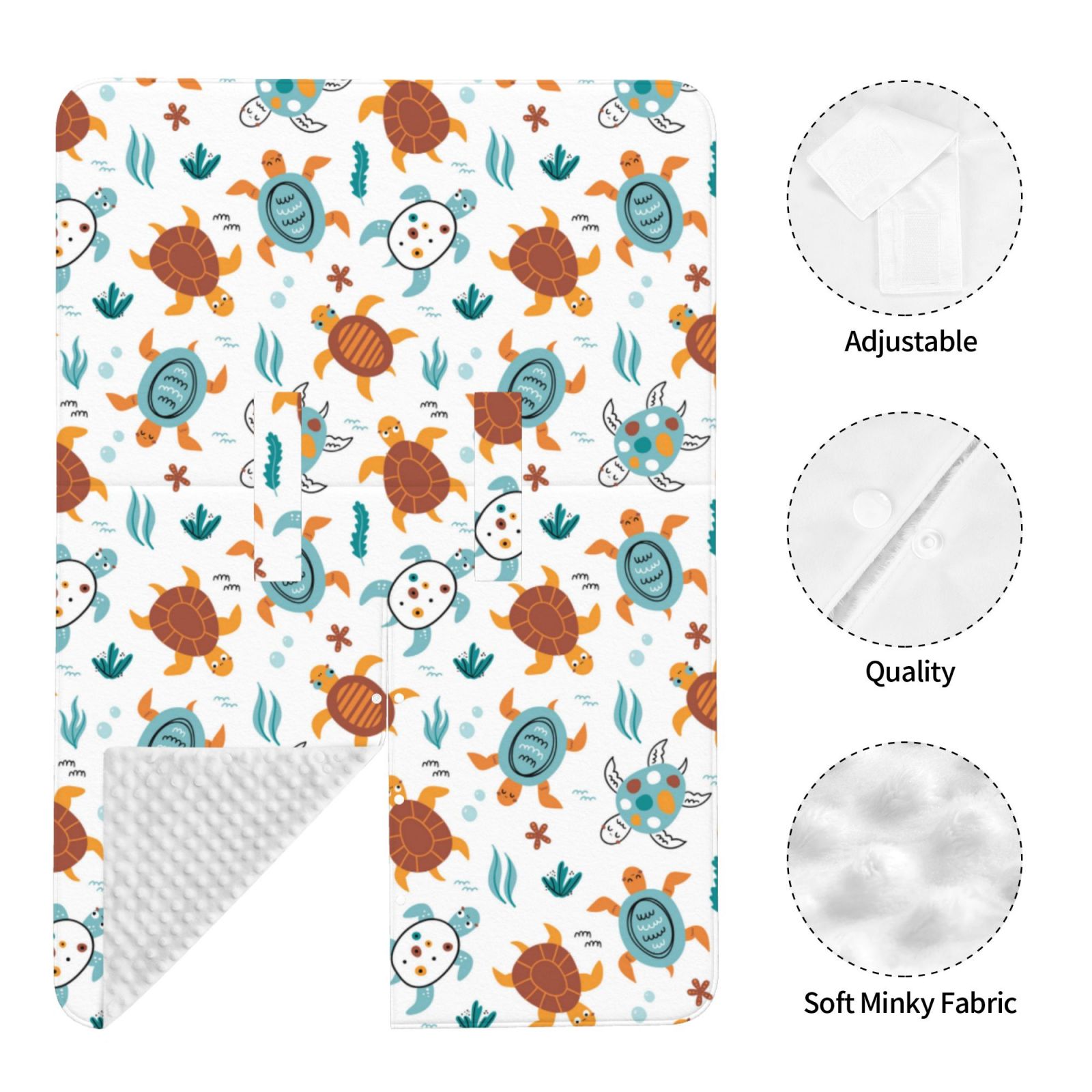 Naloa Various Turtle Baby Car Seat Cover, Breathable Baby Carrier Cover, Multiuse Baby Carrier Cover & Nursing Breastfeeding Cover