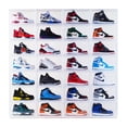 thumbnail image 4 of BOGO Shoe BOX Luxury Set of 2 Clear Plastic Shoe Box Sneaker Crates Storage Container Magnetic Side Drop Door, 4 of 8