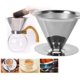 thumbnail image 4 of Filtro de café reutilizable de acero inoxidable, embudo de filtro de café por goteo, malla metálica, filtro de té y café, taza, herramientas para cesto, 4 of 8