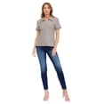 thumbnail image 1 of Blusa tejida con botones Roman Fashion /Juvenil, 231 (Gris) gris G, 1 of 4