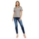 thumbnail image 1 of Blusa tejida con botones Roman Fashion /Juvenil, 231 (Gris) gris M, 1 of 4