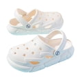 thumbnail image 3 of Baby Girl Sandals Boys Lightweight Breathable Summer Beach Clog Sandals Casual Slippers for Kids White 2.5-3 Years, 3 of 9