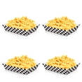 thumbnail image 5 of 6/12 piezas de cajas de comida a cuadros blancos y negros con forma de coche de carreras, bandejas de papel para refrigerios, suministros para fiestas de cumpleaños, soportes de comida para palomitas, 5 of 5