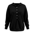 thumbnail image 6 of MSJUHEG Zip Up Hoodie Long Sleeve Tops Sweatshirt Tops with Pockets Women's Activewear Casual Hoodies Thin Hoodies Loose Fit Drawstring Sweatshirts Winter Clothes Black Xl, 6 of 7