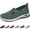 Green, variant on HeaCare Women's Woven Orthopedic Breathable Soft Shoes - 2024 New Slip-on Diabetic Walking Shoes Wide Width, Foam Shoes Hands Free Orthopedic Stretch for Women Arch Support