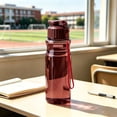 thumbnail image 2 of Clearance Under $2.79 Plastic Water Bottle with Hand Strap, Leakproof Reusable Sports Drinking Cup for Gym Travel School Outdoor, 2 of 5