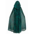 thumbnail image 3 of Fun World FW96821G Adults Green Forest Polyester Hooded Cape Costume Accessory, 3 of 4