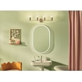 thumbnail image 4 of 55227CPZFLU Kichler Lighting Gioe - 4 Light Bath Vanity-10.5 Inch Tall and 32.25 Inch Wide-Champagne Bronze Finish-Clear Fluted Glass Color, 4 of 6