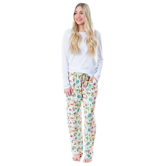 Star Wars Womens' The Mandalorian The Child Tropical Sleep Pajama Pants