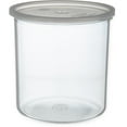 thumbnail image 1 of Carlisle FoodService Products Classic Récipient de Rangement Rond avec Couvercle pour Cuisine, Restaurants, Maison, Plastique, 2,7 Pintes, Transparent, 1 of 4