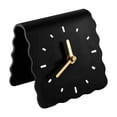 thumbnail image 1 of Fengbin Desk Analog Clock Decorative Non Ticking Tabletop Clock for Bedroom Home Kitchen Black, 1 of 10