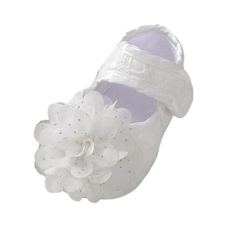 

Baby Shoes Fashionable New Pattern Cute Flower Decoration Hook Loop Lightweight Walking Shoes Toddler Extra Wide Shoes Toddler Light up Shoes Girls Girls Cleats Size 3 Toddler Girl Athletic Shoes Size