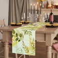 thumbnail image 2 of Table Runners 70 Inches Long Dress Scarves, Sage Green Leaves Farmhouse Coffee/Dining/Kitchen Table Decor, Holiday Table Runner, Summer Botanical Farmhouse Watercolor Leaf 13x70 Inch, 2 of 9