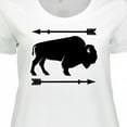 thumbnail image 4 of Inktastic Buffalo Cute Animal Western Women's Plus Size T-Shirt, 4 of 5