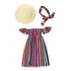 thumbnail image 2 of Ganfancp Vestido de Muñeca de Niña Hermoso Vestido Adecuado para Muñeca de 18 Pulgadas Vestido de Muñeca de Navidad Sin Muñeca y Sin Zapatos Artículos En Liquidación 1X Vestido 1X Sombrero, 2 of 6