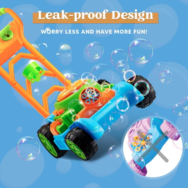 SYNCFUN Bubble Lawn Mower - Engage Toddlers in Outdoor Play