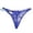 Blue, variant on Lingerie for Women Apparel Lace Ribbon Bow Low Rise Hollow Out Lifting for Women White S