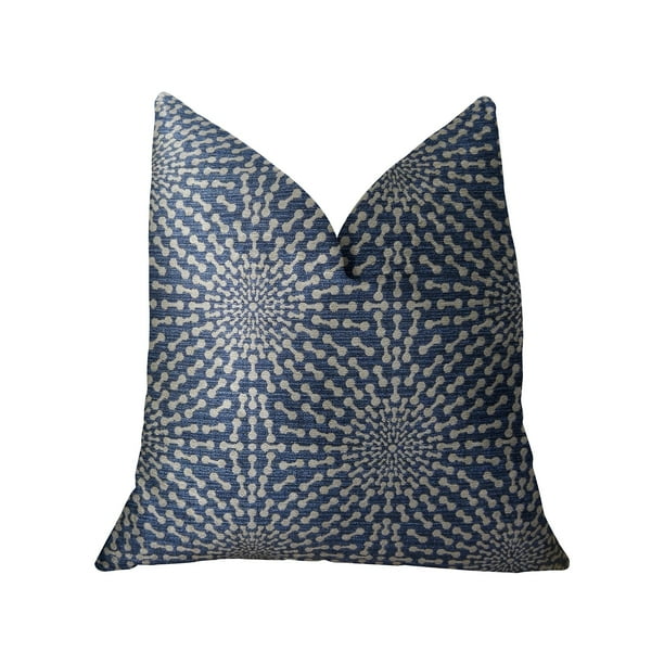 Navy and Cream Handmade Luxury Pillow 22in x 22in - Walmart.com